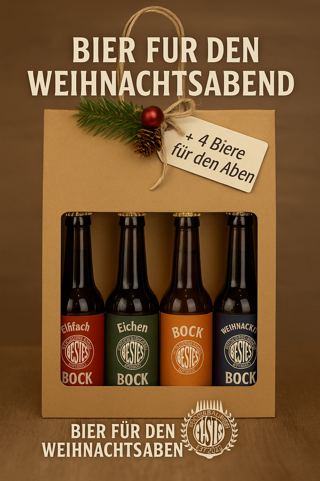 Bier für den Weihnachtsabend – Das 4er-Set