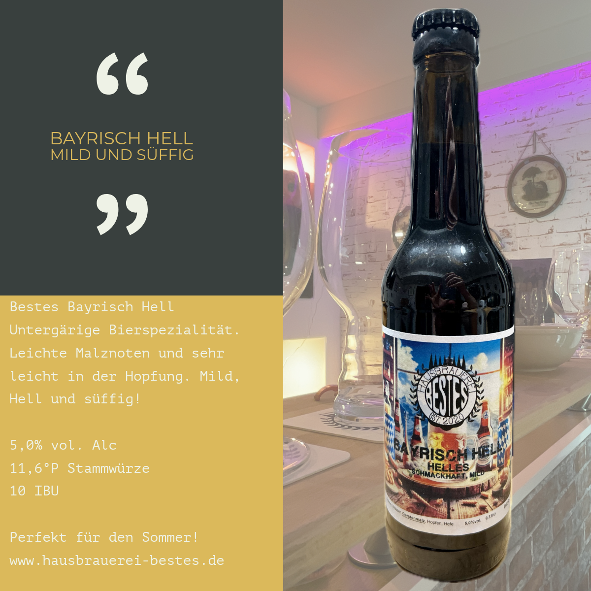 Bestes´Bayrisch Hell 0,33l