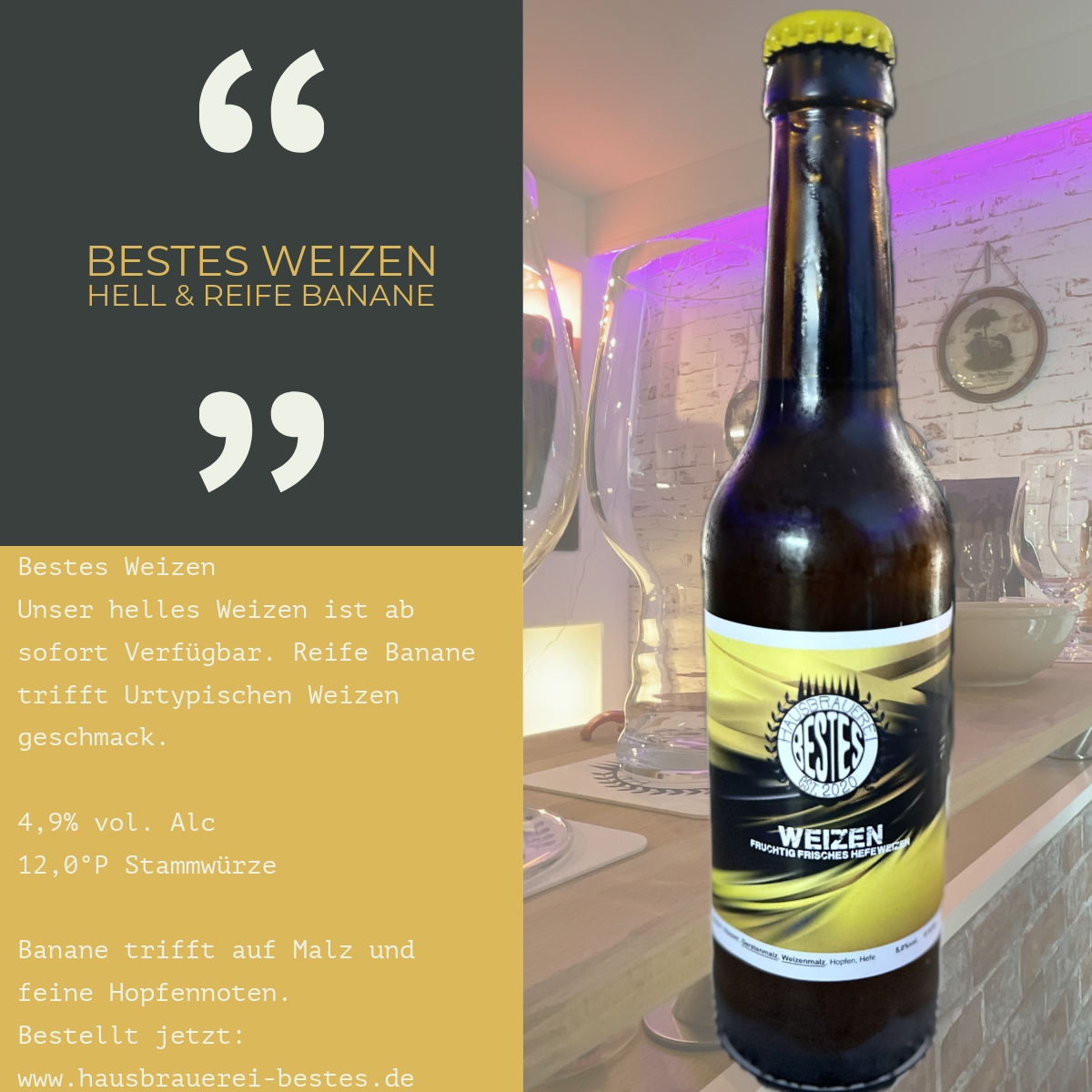 Bestes Weizen 0,33l